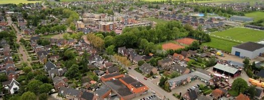 Luchtfoto Ten Boer